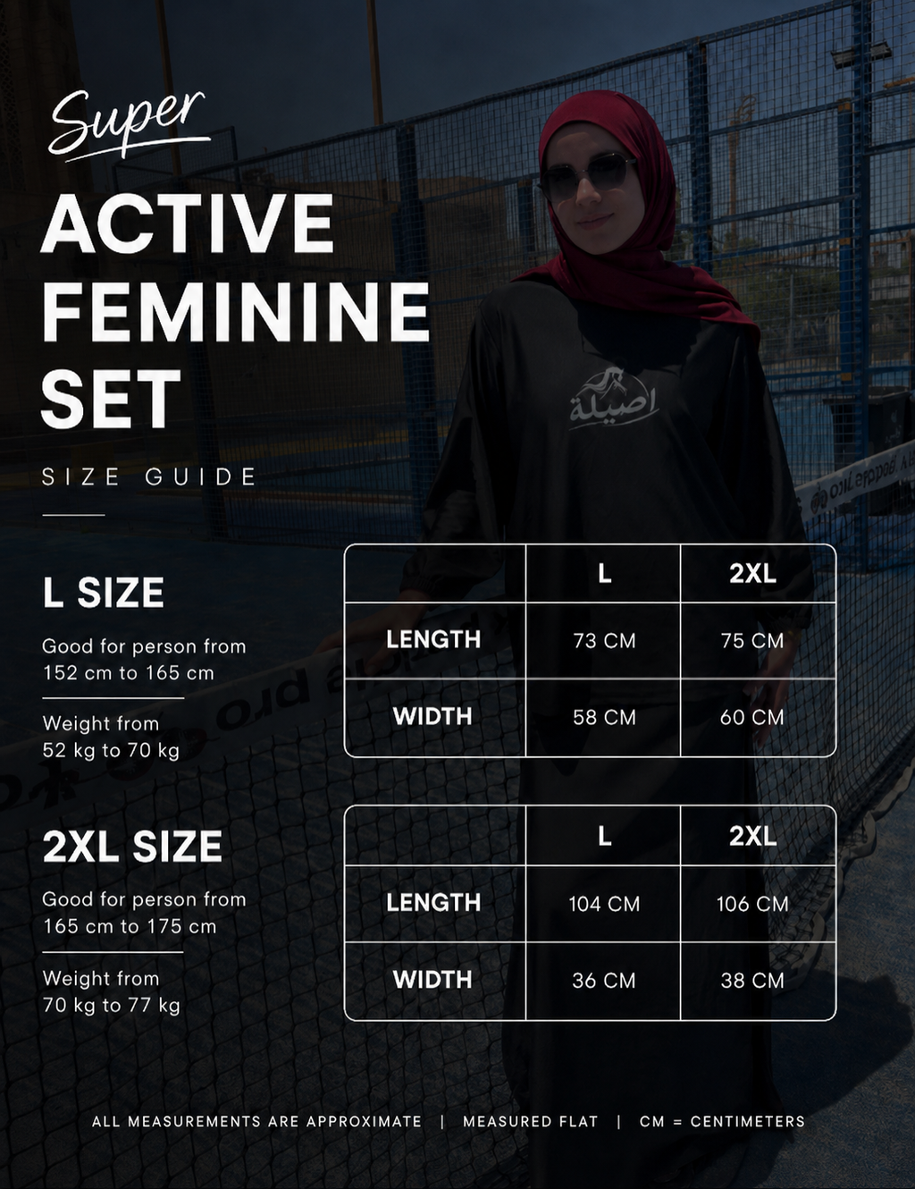 Super active feminine set