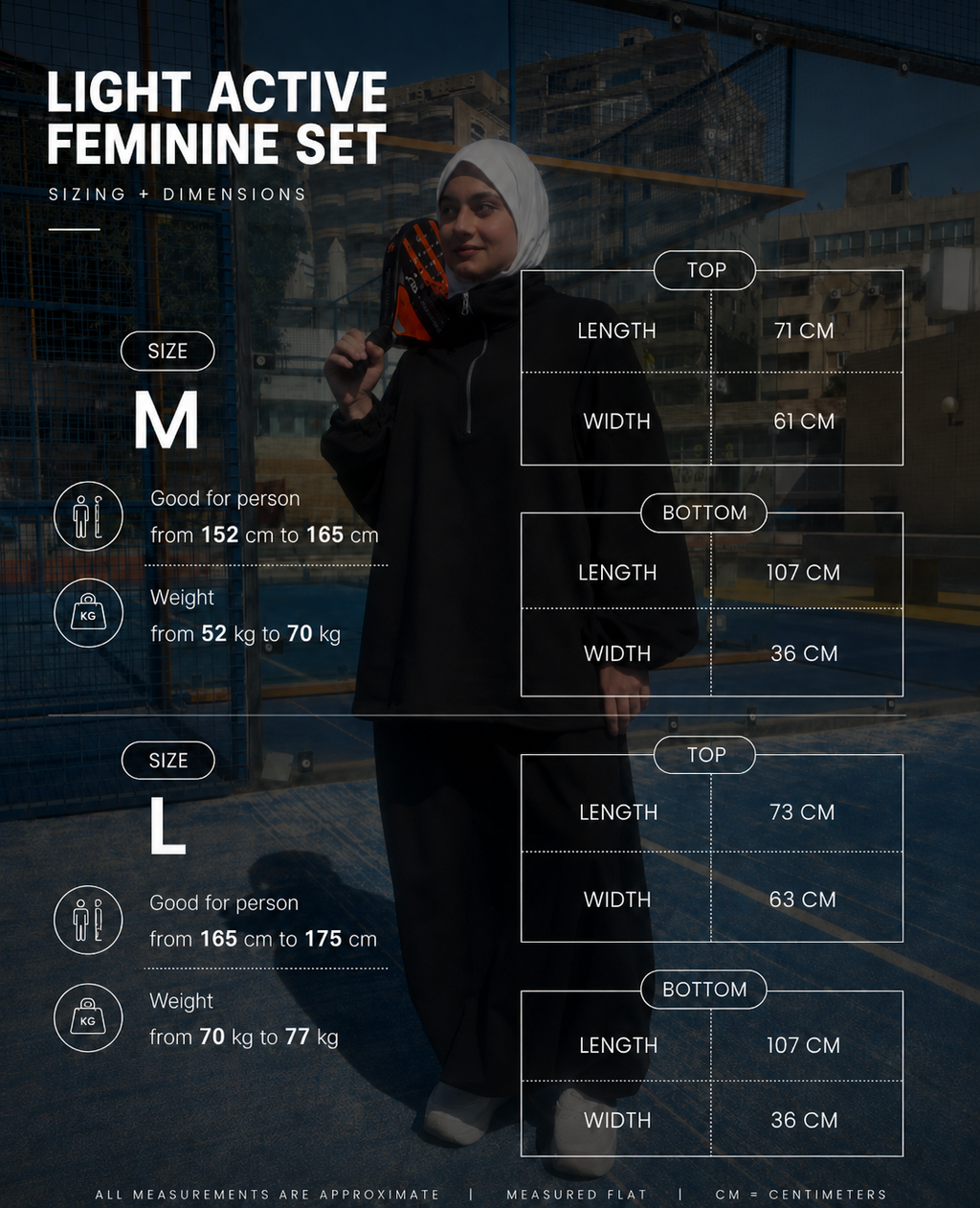 Light active feminine set